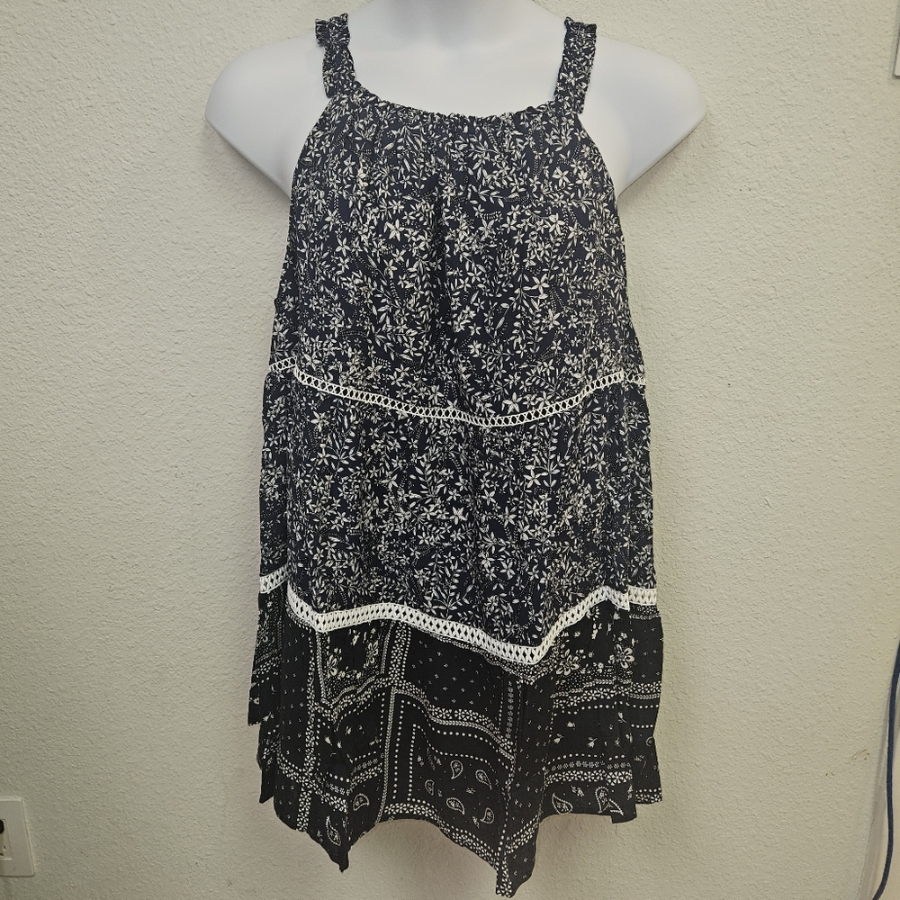 Davi & Dani - Floral Tank Women's Dress - 1X